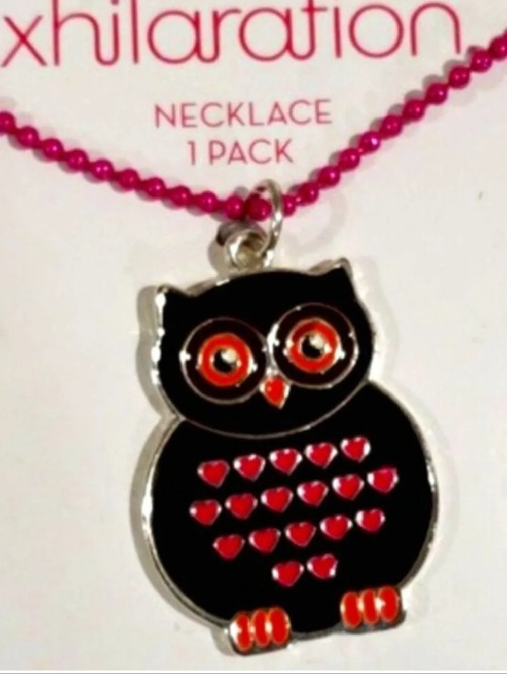 Xhilaration Rhinestones Red Heart Pendant Necklace  - 18